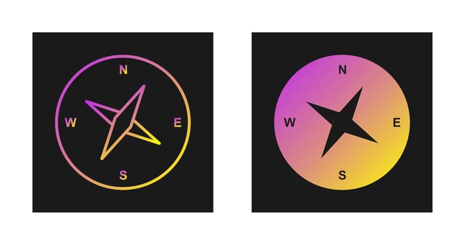 Compass Vector Icon