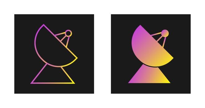 Satellite Dish Vector Icon