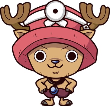 Vector manga anime pirate japan character cute cartoon