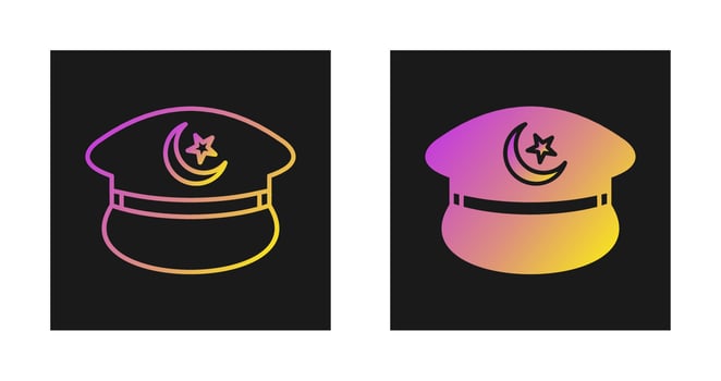 Military Hat Vector Icon