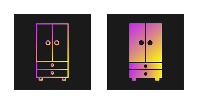 Cupboard Vector Icon
