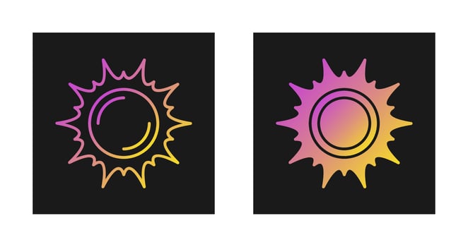 Sun Vector Icon
