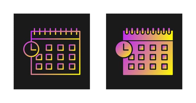 Scheduled Vector Icon