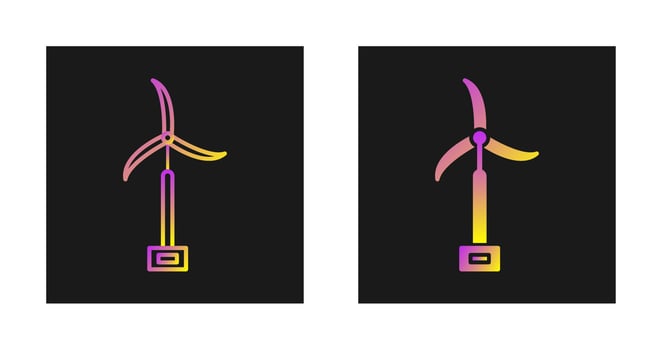 Windmill Vector Icon