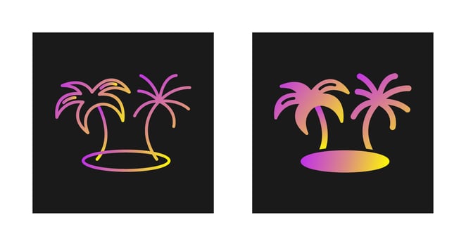 Island Vector Icon