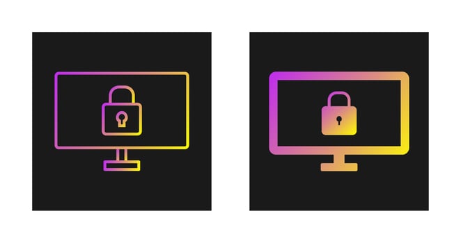 Protected System Vector Icon