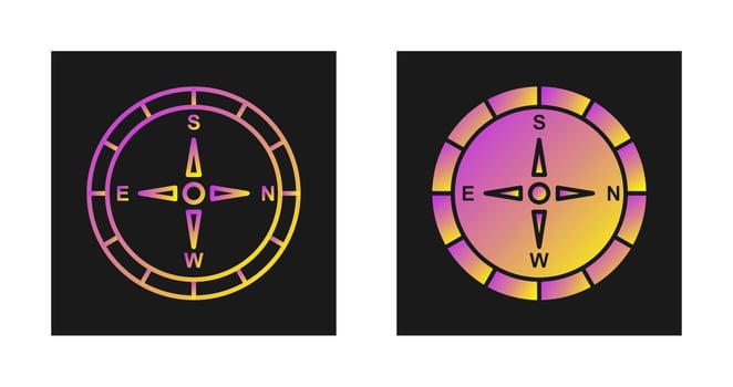 Compass Vector Icon