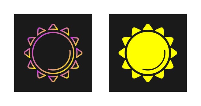 Sun Vector Icon