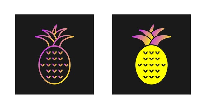 Pineapple Vector Icon