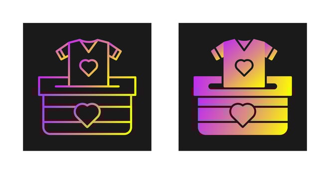 Cloth Donate Vector Icon