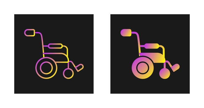 Wheel Chair Vector Icon