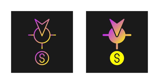 South Vector Icon