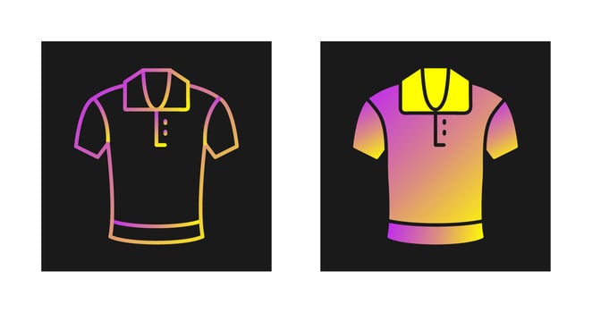 Polo Shirt Vector Icon