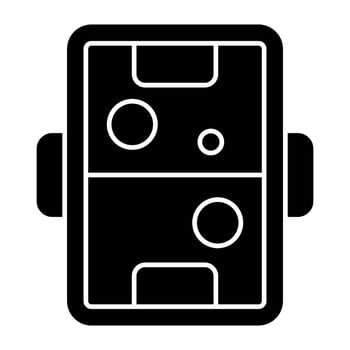 A perfect design icon of hockey pitch vector