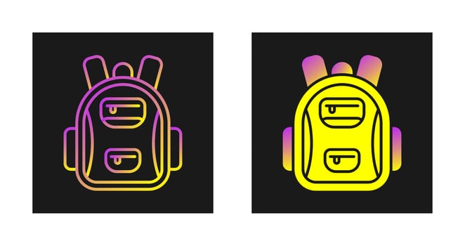 School Bag Vector Icon