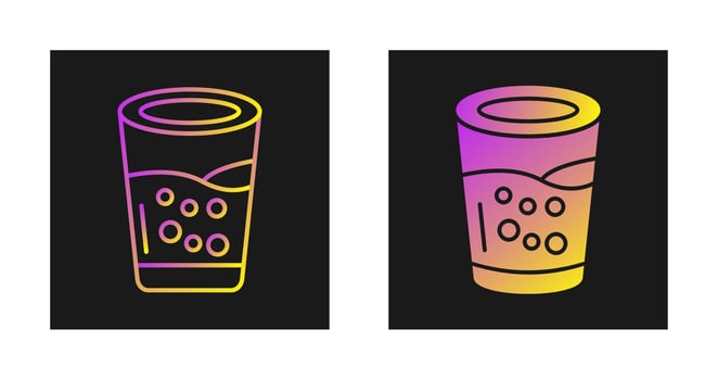 Glass Of Water Vector Icon
