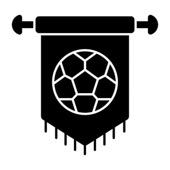An icon design of sports badge vector