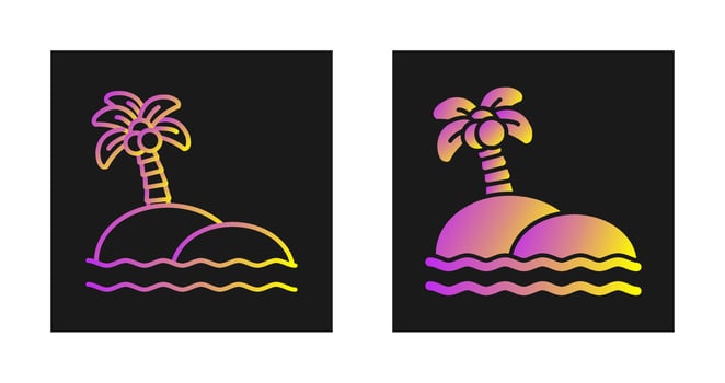 Island Vector Icon
