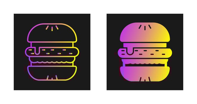 Burger Vector Icon