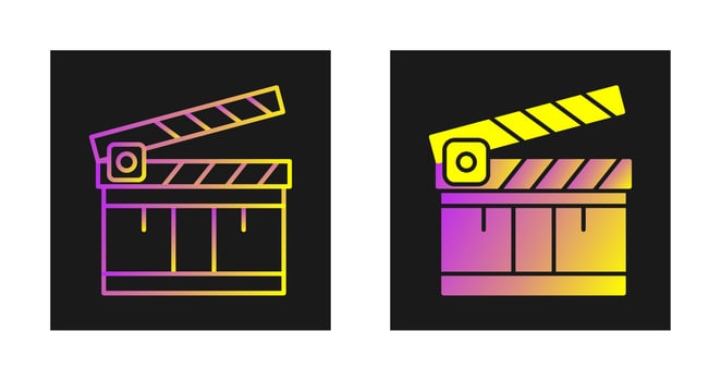 Clapperboard Vector Icon