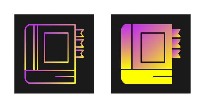 Diary Vector Icon