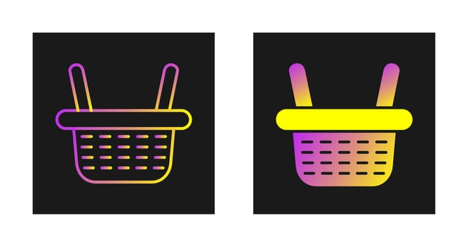 Shopping Basket Vector Icon