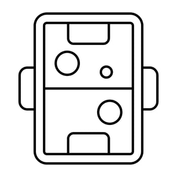 A perfect design icon of hockey pitch vector