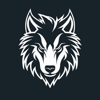 Wolf head logo vector - Animal Brand Symbol