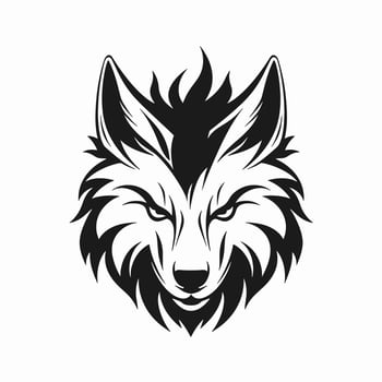 Wolf head logo vector - Animal Brand Symbol
