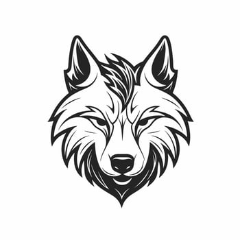 Wolf head logo vector - Animal Brand Symbol