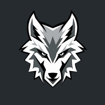 Wolf head logo vector - Animal Brand Symbol