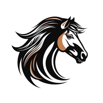Horse head logo vector - Animal Brand Symbol