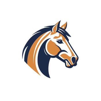Horse head logo vector - Animal Brand Symbol