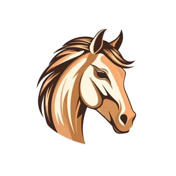 Horse head logo vector - Animal Brand Symbol