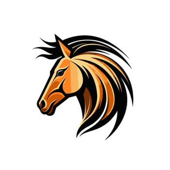 Horse head logo vector - Animal Brand Symbol