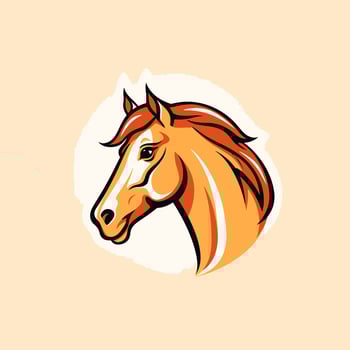 Horse head logo vector - Animal Brand Symbol