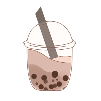 Bubble Tea Illustration png