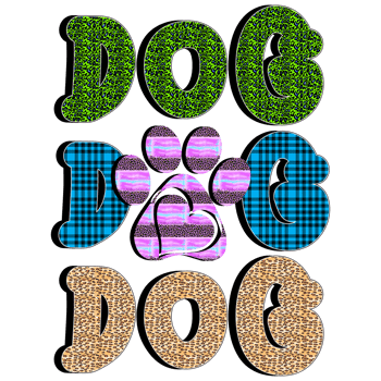 Dog Sublimation Design png