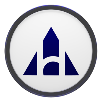 Alchemy Pay ,AHC Glass Crypto Coin 3D Illustration png