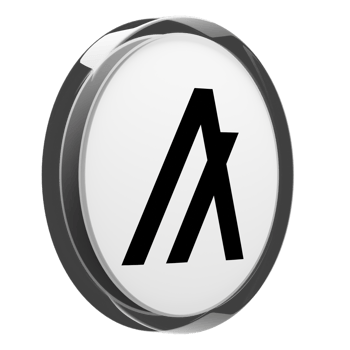 Algorand ,ALGO Glass Crypto Coin 3D Illustration png