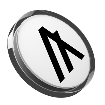 Algorand ,ALGO Glass Crypto Coin 3D Illustration png