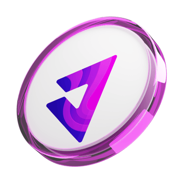 Audius ,AUDIO Glass Crypto Coin 3D Illustration png