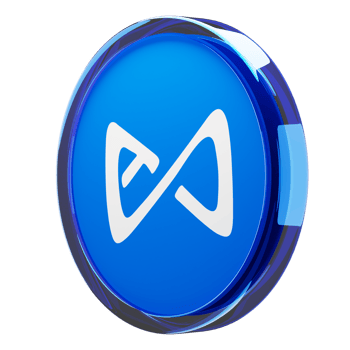 Axie Infinity ,AXS Glass Crypto Coin 3D Illustration png