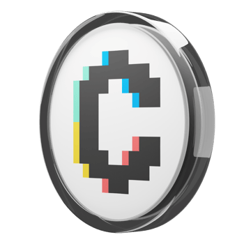 Convex Finance ,CVX Glass Crypto Coin 3D Illustration png