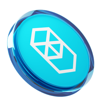 Fantom ,FTM Glass Crypto Coin 3D Illustration png