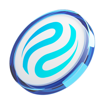 Injective ,INJ0004 Glass Crypto Coin 3D Illustration png