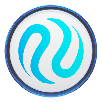 Injective ,INJ Glass Crypto Coin 3D Illustration png