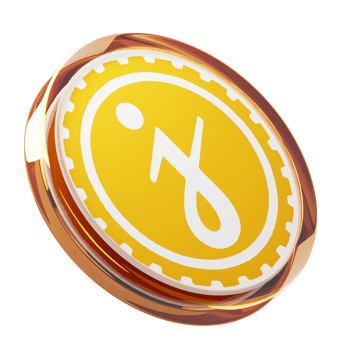 JasmyCoin ,JASMY Glass Crypto Coin 3D Illustration png