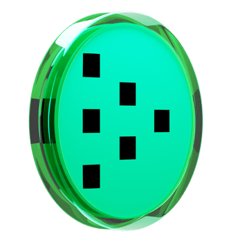 Livepeer ,LPT Glass Crypto Coin 3D Illustration png