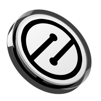 MobileCoin ,MOB Glass Crypto Coin 3D Illustration png